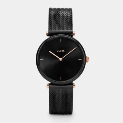 CLUSE Montres Noir|Triomphe^Triomphe Mesh Black/Black
