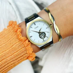 CLUSE Vigoureux^Vigoureux Automatic Watch, White, Bicolour