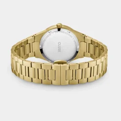 CLUSE Montres Or|Vigoureux^Vigoureux Automatic Watch, White MOP, Gold Colour.