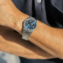 CLUSE Montres Argent|Vigoureux^Vigoureux Chrono Steel Dark Blue, Silver Colour