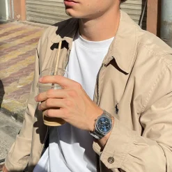 CLUSE Montres Argent|Vigoureux^Vigoureux Chrono Steel Dark Blue, Silver Colour