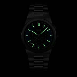 CLUSE Montres Argent|Vigoureux^Vigoureux Chrono Steel Dark Blue, Silver Colour