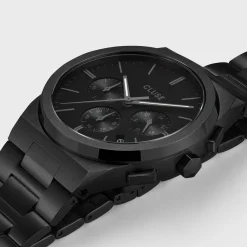 CLUSE Montres Noir|Montres Noir^Vigoureux Chrono Steel, Full Black
