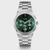 CLUSE Montres Argent|Vigoureux^Vigoureux Chrono Steel Green, Silver Colour