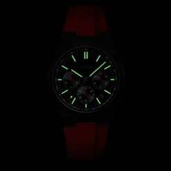 CLUSE Montres Noir|Montres Noir^Vigoureux Chrono Watch Silicone Red, Black Colour