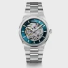 CLUSE Montres Argent|Vigoureux^Vigoureux Steel Automatic Watch, Blue, Silver Colour