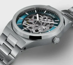 CLUSE Montres Argent|Vigoureux^Vigoureux Steel Automatic Watch, Blue, Silver Colour