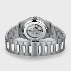 CLUSE Montres Argent|Montres Noir^Vigoureux Steel Automatic Watch, Black, Silver Colour