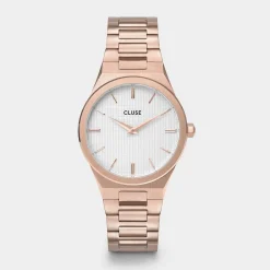 CLUSE Montres Rose Gold|Vigoureux^Vigoureux Steel White, Rose Gold Colour