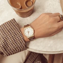 CLUSE Montres Rose Gold|Vigoureux^Vigoureux Steel White, Rose Gold Colour